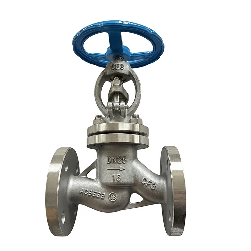 Stainless Simbi Globe Valve Flanged End